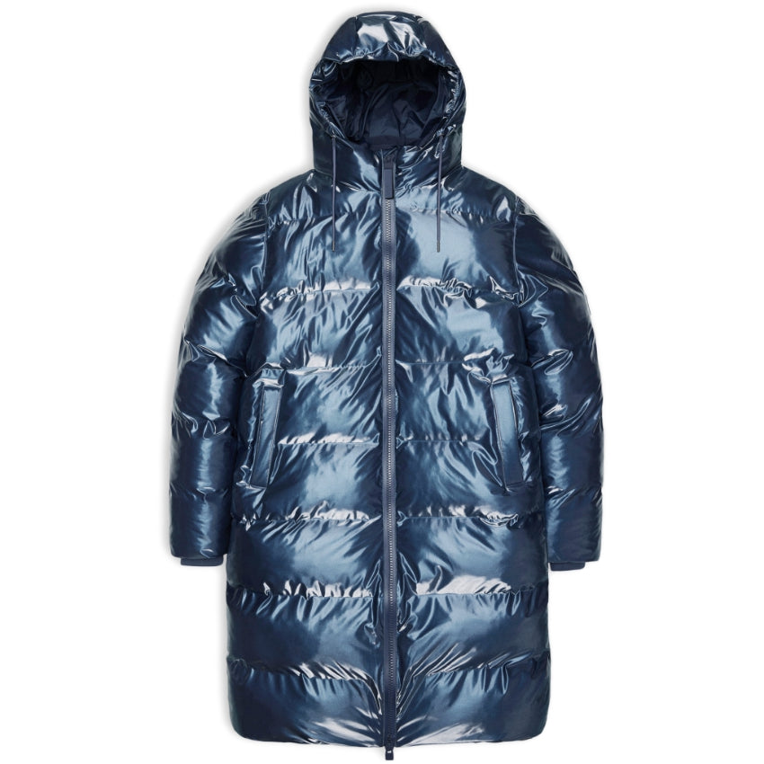 Rains® Alta Long Puffer Jacket in Black for $680