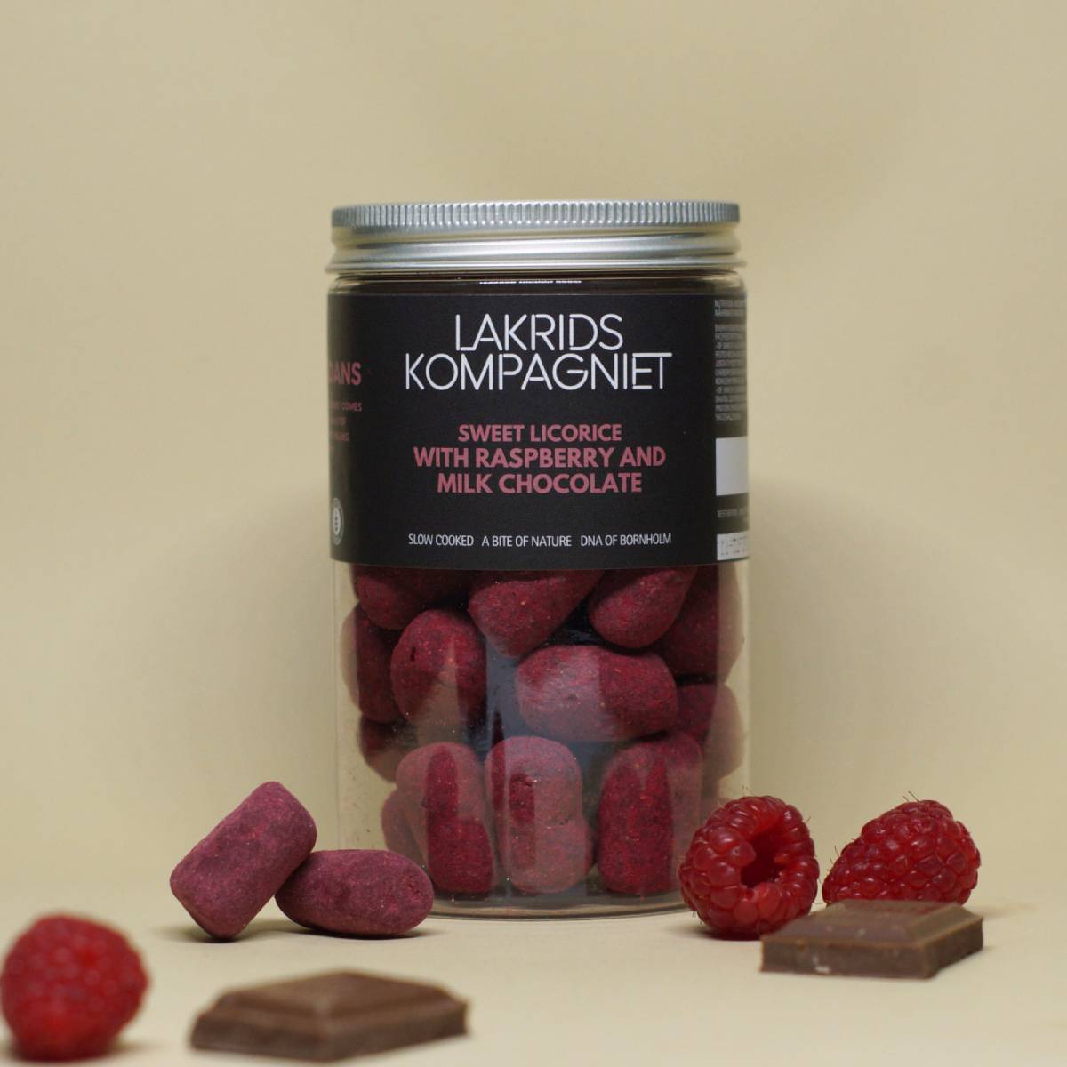 Lakrids Kompagniet - Sweet Liquorice/Milk Chocolate/Raspberry