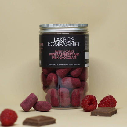 Lakrids Kompagniet - Sweet Liquorice/Milk Chocolate/Raspberry