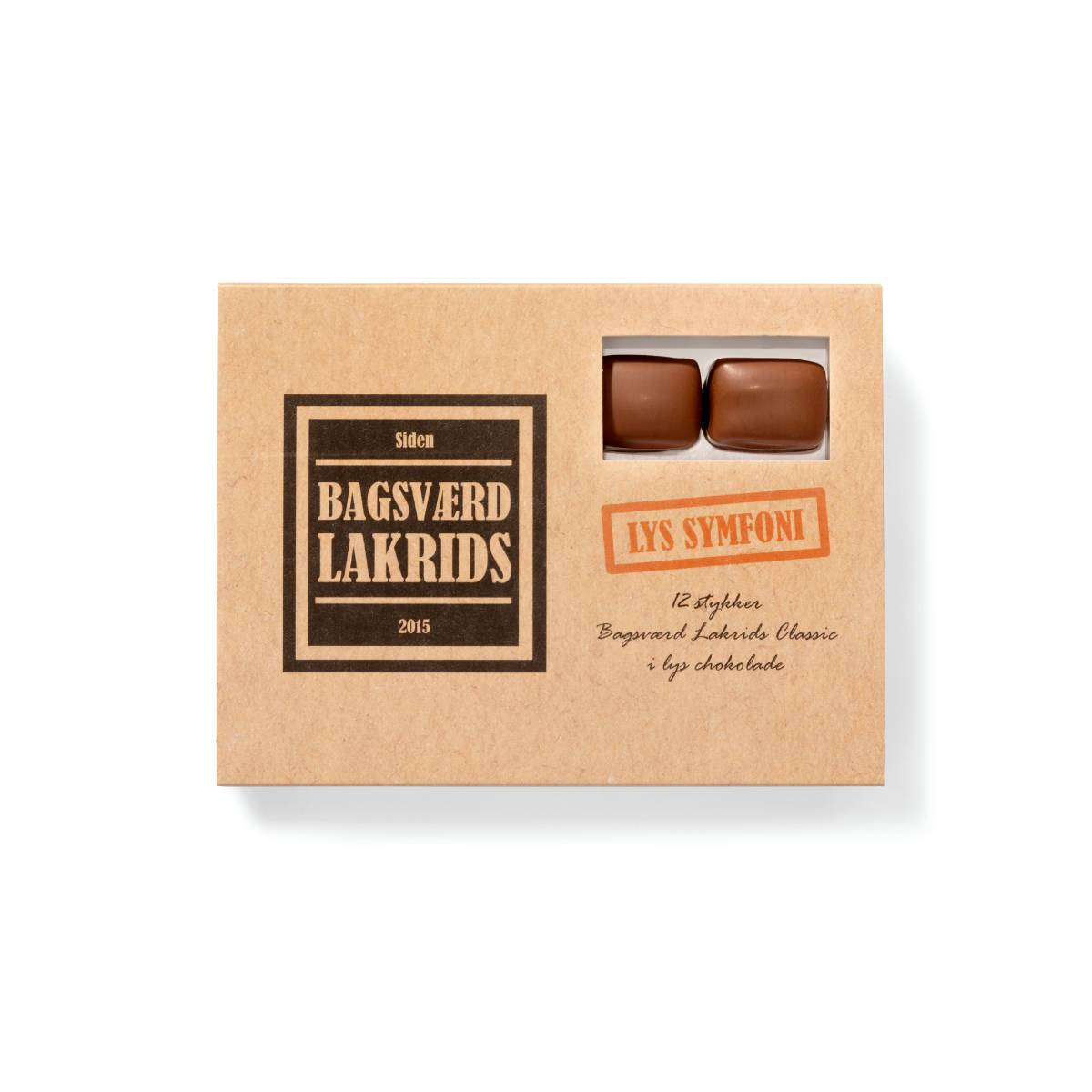 Bagsværd Lakrids Lys Symfoni - Classic Covered in Milk Chocolate (125g) - CPHAGEN