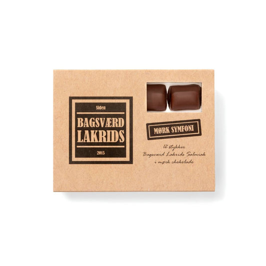 Bagsværd Lakrids Mørk Symfoni - Salmiak Covered in Dark Chocolate (125g) - CPHAGEN
