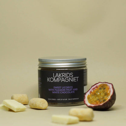 Lakrids Kompagniet - Sweet Liquorice/Milk Chocolate/Passion Fruit