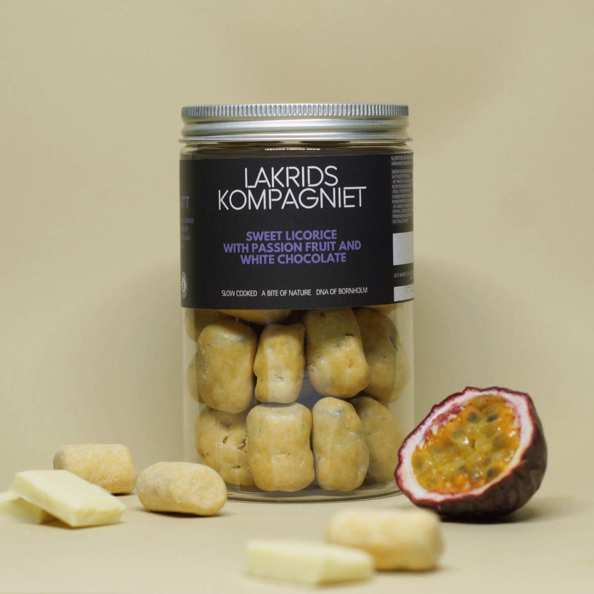 Lakrids Kompagniet - Sweet Liquorice/Milk Chocolate/Passion Fruit