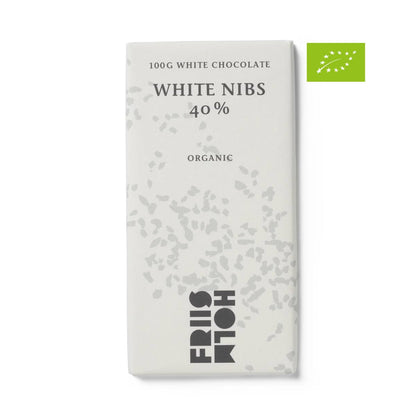 Friis-Holm 40% White Chocolate Nibs (100g) - CPHAGEN