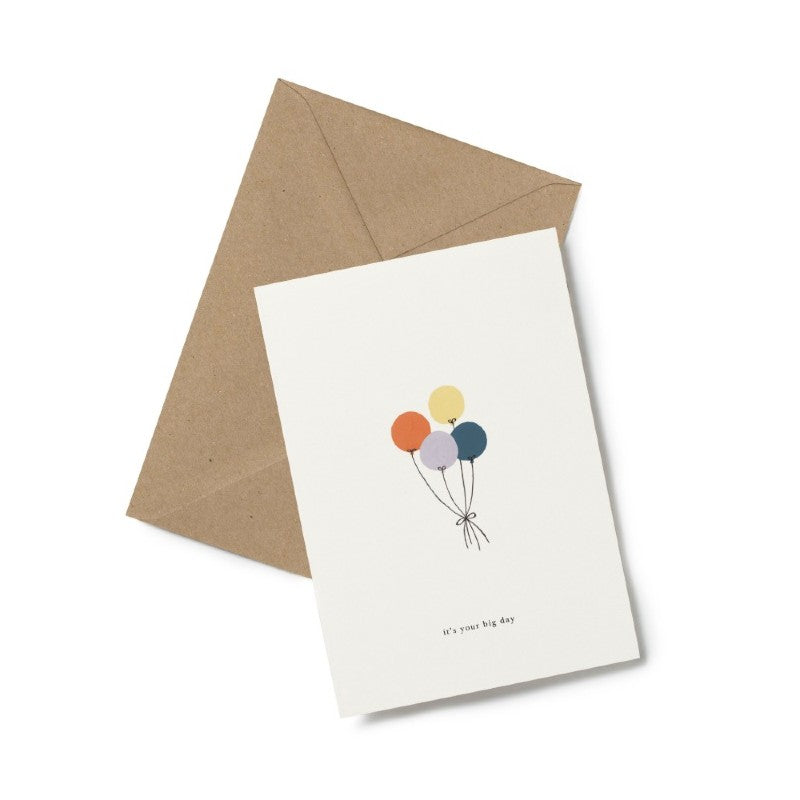 Kartotek Copenhagen Greeting Cards - A6 with envelope: Birthday