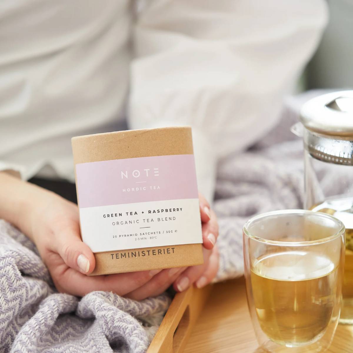 Teministeriet Note - Green Tea Raspberry (30g) - CPHAGEN