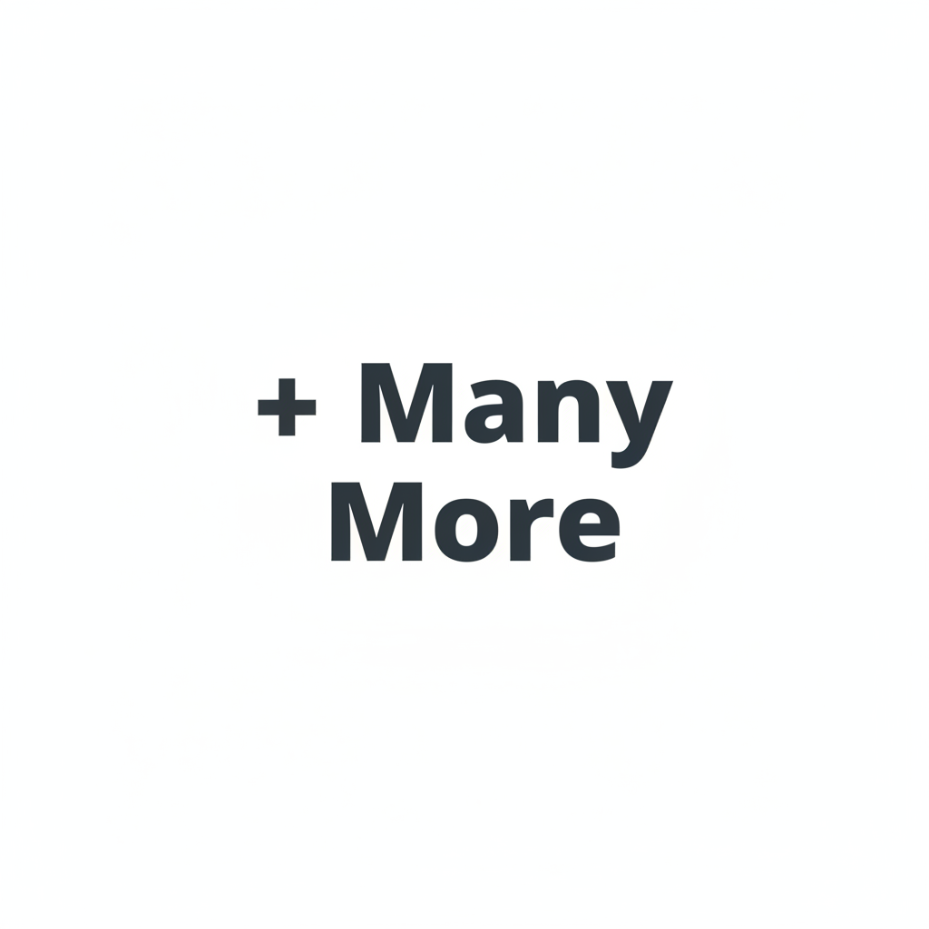 + Many More with larger font