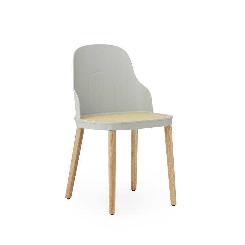 Normann Copenhagen Allez Chair - Molded Wicker Seat - Oak
