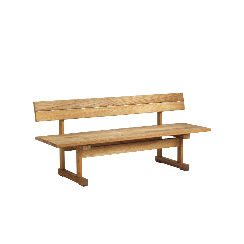 Garden bench deals with backrest