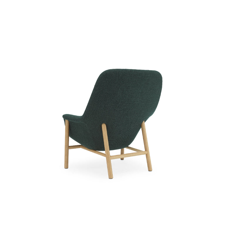 Normann Copenhagen Drape Lounge Chair High with Headrest - Oak