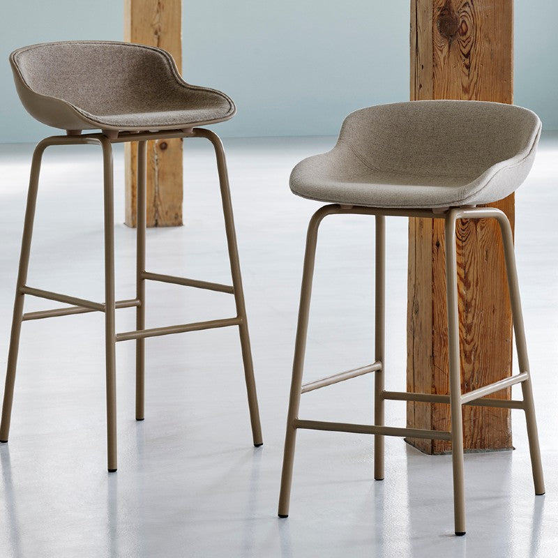 Normann Copenhagen Hyg Barstool - Steel - Full Upholstery