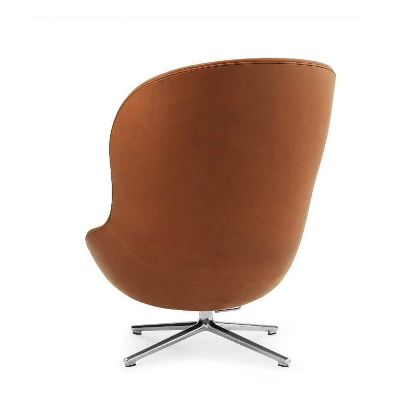 Normann Copenhagen Hyg Lounge Chair High - Swivel - Alu